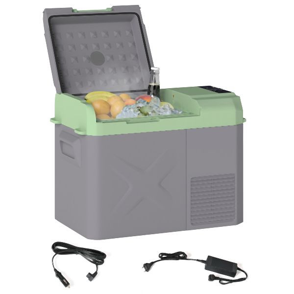 Outsunny Kühlbox, 60,2L x 33,4B x 41,4H cm, Grau+Grün, C00-047V91GY, 4255826830089