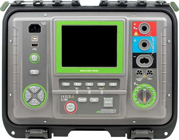Gossen Metrawatt Hochpräzises Isolations-, Niederohm- und Spannungsmessgerät bis zu 40 TΩ mit 10 kV Prüfspannung, M555A