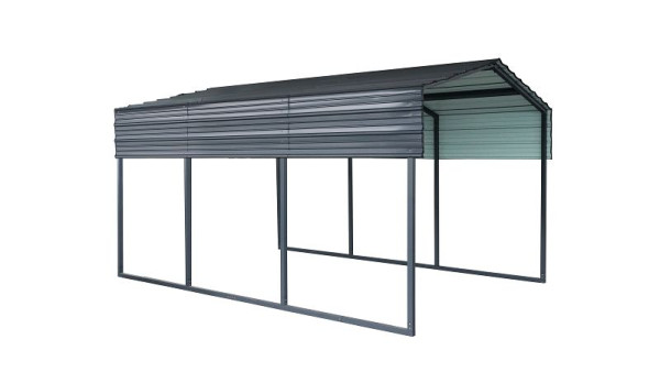 Westmann Carport Kopenhagen S Grau, 451x305x253cm, ISCPHDS