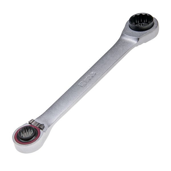 WGB 4 in 1 Doppelring-Ratschenschlüssel, Größe: 10x13x17x19 mm, VE: 10 Stück, 29710193