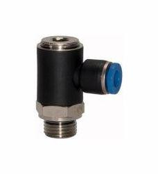 Riegler L-Steckverschraubung mit Innensechskant, drehbar, Außengewinde zylindrisch mit O-Ring (NBR), 109401