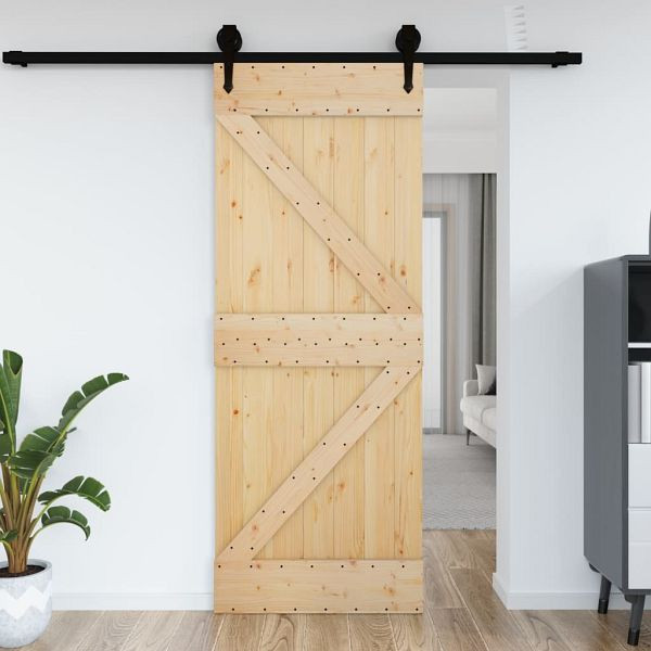 vidaXL Tür NARVIK 95x210 cm Massivholz Kiefer, 154429