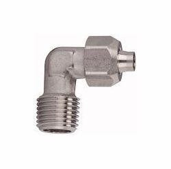 Riegler Winkel-Einschraubverschraubung, Außengewinde konisch nach ISO 7-1, Edelstahl, 110700