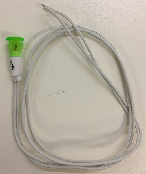 ELMAG Kontrolllampe grün 220V, inklusive Kabel für EUROSTART 500/550/700/1300/2000, 9505254