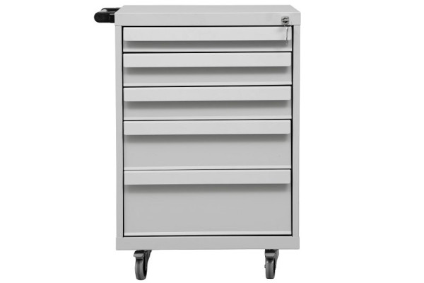 Gürkan Werkstatt-Trolley, 60 x 56 x 84 cm, Lichtgrau ohne Fachtrenner, MTC.5, 108965