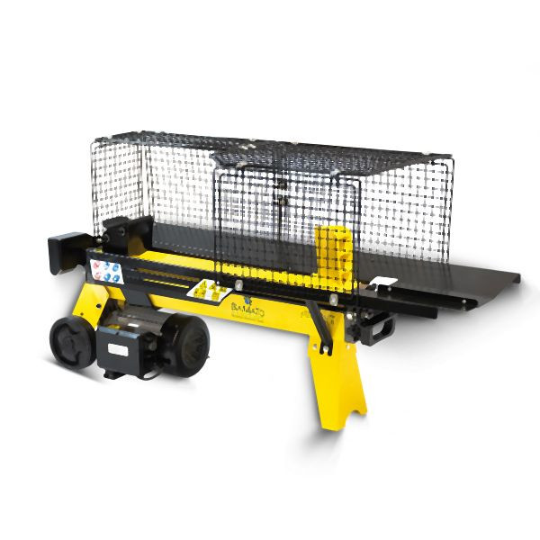 BAMATO Holzspalter mit Elektroantrieb, 7 to Spaltkraft, stufenloser Spalthub, 230 V, HO-7E