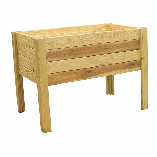 SIENA GARDEN Hochbeet Vege-Tabels, 110 x 70 x 80 cm, Kiefernholz imprägniert, inkl. Geotextil, 436367