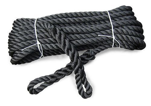 DENIOS PP-Schwimmseil, schwarz, 14 mm, Meterware, 267964