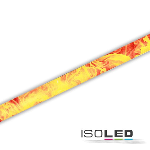 ISOLED Design Cover für LED Streifen 245cm Motiv "Flammen", 115852
