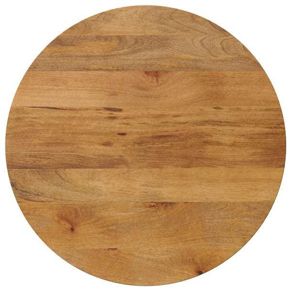 vidaXL Tischplatte Ø 70x3,8 cm Rund Massivholz Mango, 370077