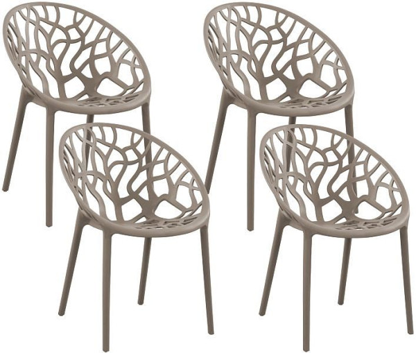 CLP Stuhl Hope, taupe, VE: 4 Stück, 328105, 4255716388461