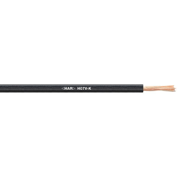 LAPP Einzelader H07V-K 1X2,5, Schwarz, VE: 100 Meter, 4520012S/100