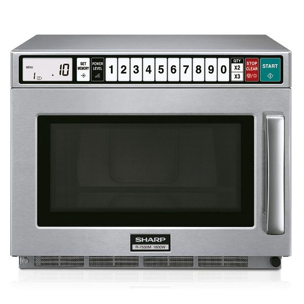SHARP Mikrowelle R-7500AT Inverter, 1800 Watt Mikrowelle Leistung, digital mit 14 Leistungsstufen, 101.200