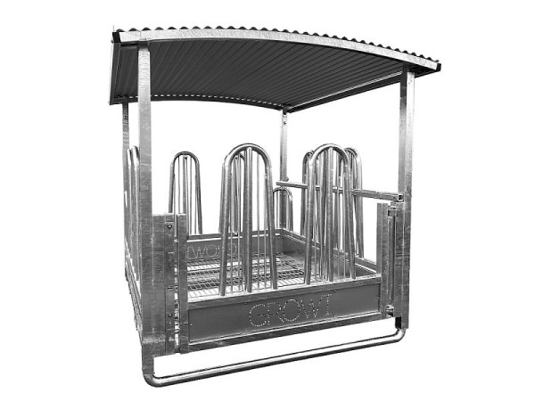 Growi Quaderraufe Comfort-Line Plus, 2 x 2 m mit Pferdefressgitter, 10053890