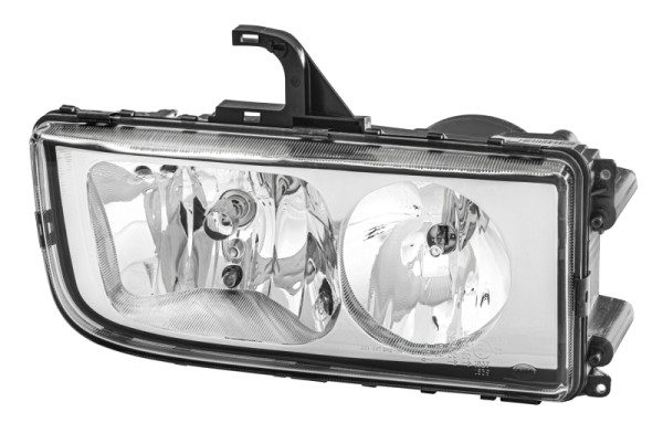 HELLA Halogen-Hauptscheinwerfer, für u.a. Mercedes-Benz Axor II, ECE, für Rechtsverkehr, rechts, 1DB 247 011-021