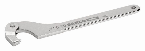 Bahco Hakenschlüssel, verstellbar, 32-75 mm Spannweite, 40B-32-75