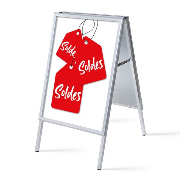 Showdown Displays Kundenstopper A1 Komplettset Sale Französisch, ZPA1G32MEI529