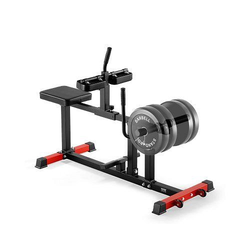 VEVOR Wadenmaschine 200 kg Tragkraft, Beinübungen, Beintrainer für Gewichtsscheiben (25,4 / 50,8 mm), ZSTJJBKZDDTXQXNT0V0