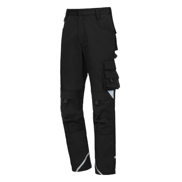 NITRAS MOTION TEX PLUS, Arbeitshose, lang, Größe: 58, Farbe: schwarz, VE: 10 Stück, 7610-58