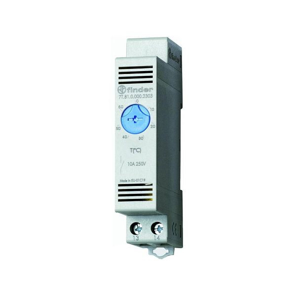Finder Thermostat 230V 10A 0-60°C Klemmbefestigung Schließ 7T.81.0.000.2303, 111263