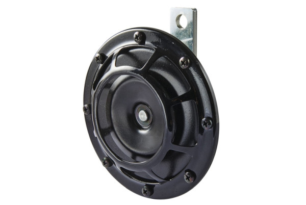 HELLA Horn, B133, 12V, 118dB(A), Frequenzbereich: 375Hz, Starkton/Tiefton, Gehäusefarbe: schwarz, Flachsteckanschluss, 3AF 003 399-041