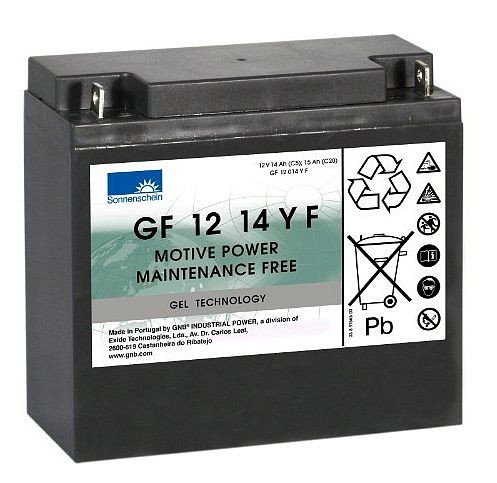 EXIDE Batterie GF 12014 Y F, absolut wartungsfrei, 130100014