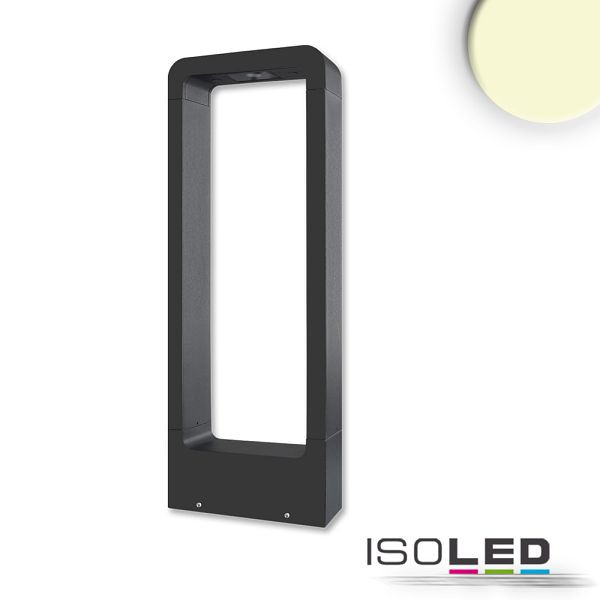 ISOLED LED Wegeleuchte Poller-2, 60cm, 9W, sandschwarz, warmweiß, 114268