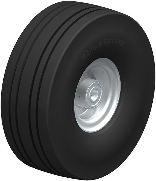 Blickle VLE 305/20-75K Rad aus Super-Elastik-Vollgummi, Schwarz, 263665