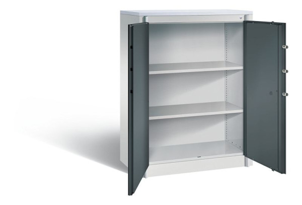 C+P Feuergeschützter Schrank Certos, H1226xB930xT500 mm, Grau/Anthrazit/DBS Hellgrau, 1171-00 S10376