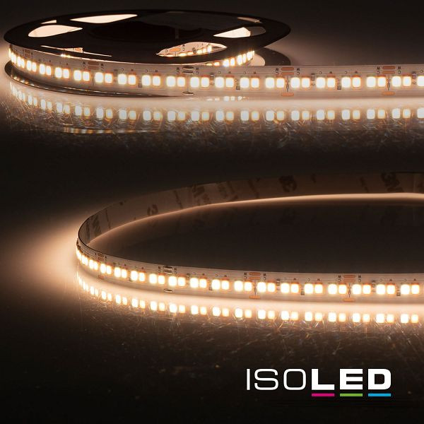 ISOLED LED HEQ918/940 Linear CCT Flexband, 48V DC, 6W ww + 6W nw, IP20, 130 lm/W, 5m Rolle, 256 LED/m, 116144