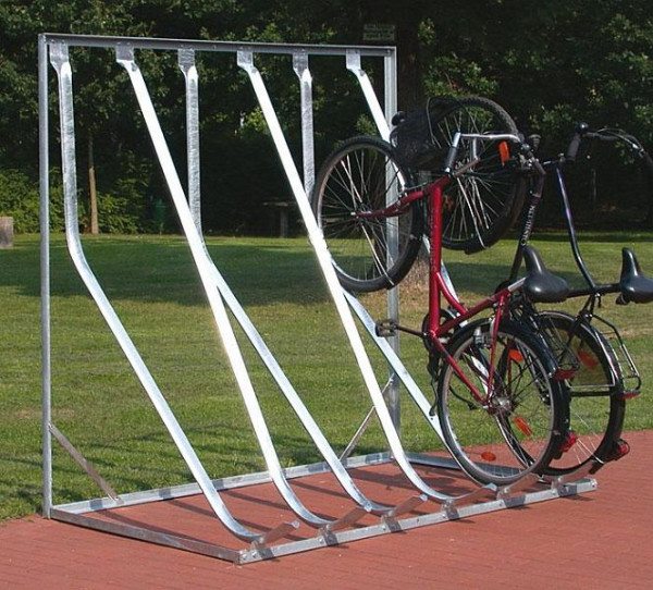 Rasti BLANCO Fahrradständer, 4 Einstellplätze, für freistehende Aufstellung, F05114