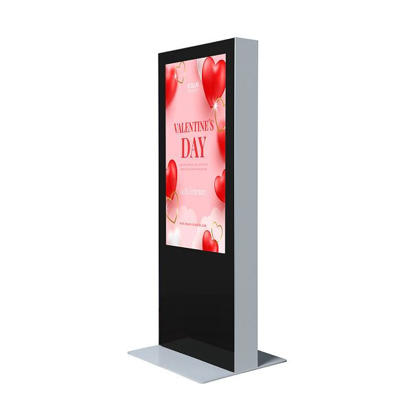 Showdown Displays Digitale Infostele doppelseitig 55“ Gehäuse, DIDTOTEM55F