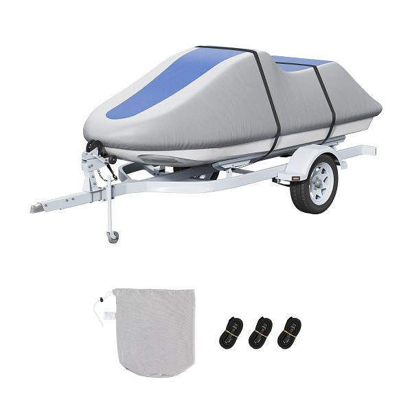VEVOR Jet-Ski-Abdeckung, 320–342 cm Anhängerfähig Wasserdicht, Robustes 600D-PU-Oxford-Gewebe in Marinequalität, UV-beständig, MTTZ600D1261S5O7FV0