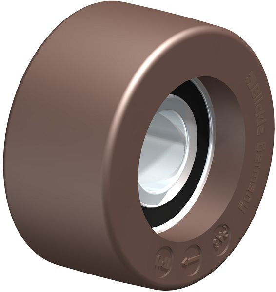 Blickle FPU 50x25/15-11K Rad aus Blickle Besthane®, Braun, 760841