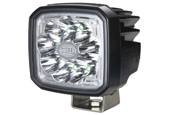 HELLA LED-Arbeitsscheinwerfer, Ultra Beam, 12/24V, 2200lm, Anbau/geschraubt, stehend/schwenkbarer Montagebügel, Spotausleuchtung, 1GA 995 506-101