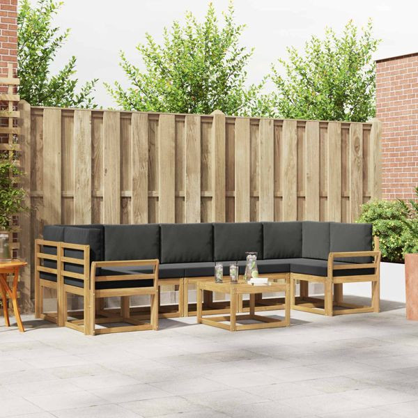 vidaXL Outdoor-Sofagarnitur 6-teilig, 3387386, 8721288778949