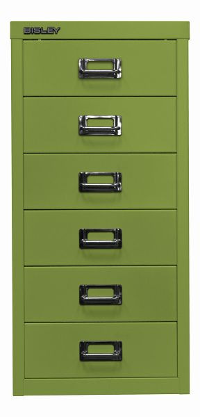 Bisley MultiDrawer™, 29er Serie, DIN A4, 6 Schubladen, grün, L296604