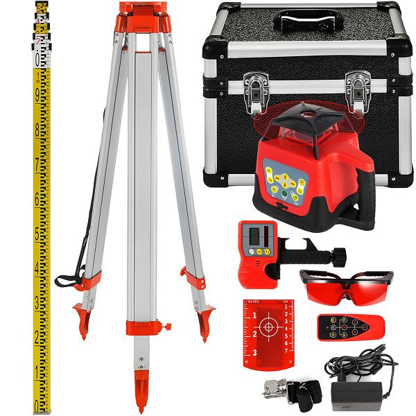 VEVOR Professional Rotationslaser max. Arbeitsbereich 500 m rot, HJGSPYJSJJJBCZH01V2