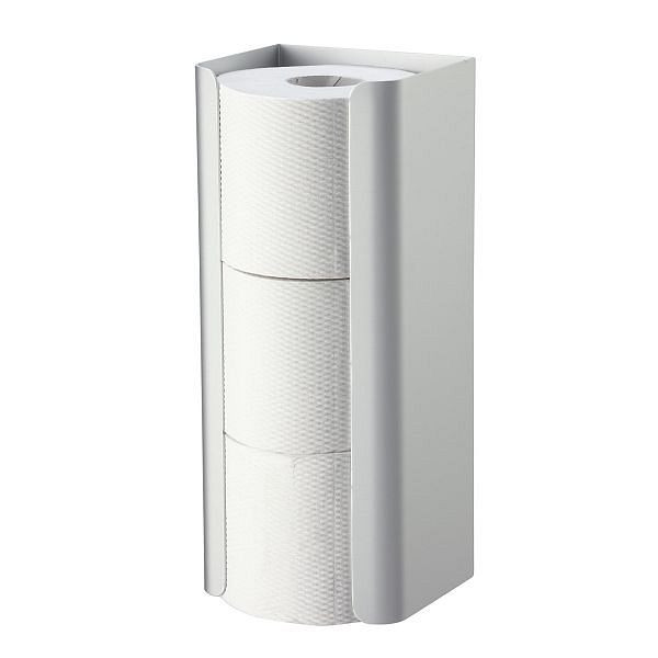 Air Wolf Reserve-Rollenhalter, Serie Omikron II, H x B x T: 302 x 128 x 105 mm, Aluminium eloxiert, 35-726