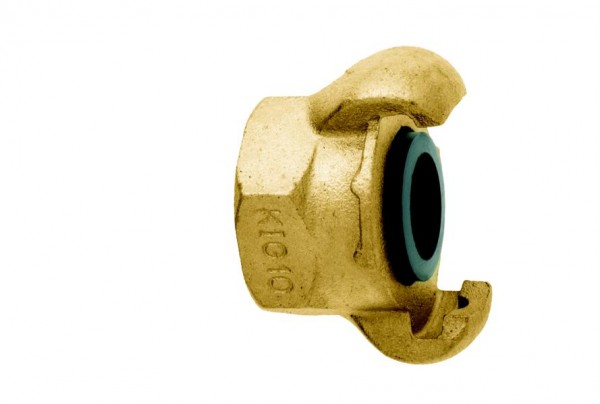 GEKA Gewindestück "TG", IG G 3/8" DIN3489 mit Sechskant NBR-Dichtung, VE: 10 Stück, 61.1609