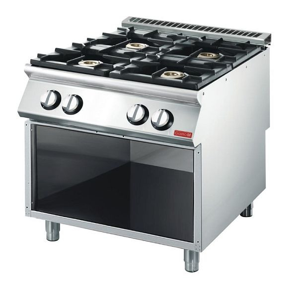 Gastro M Gasherd 70/80PCGB, mit Unterschrank, 18,4 kW, 4 Brenner, Erdgas, 700-Serie, GL927