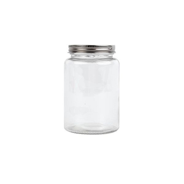 Vogue Glas mit Schraubdeckel 550ml (6 Stück), luftdicht, CP083