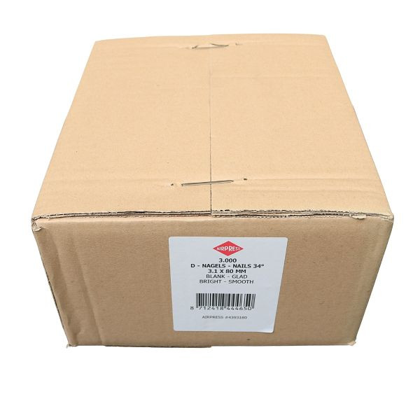 Airpress Streifennägel D-Kopf, Ø 3,1 mm, 80 mm, 3000 Stück, 4393180