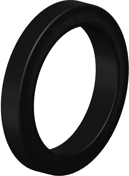 Blickle BEV 360x60/270-ZDG Bandage / Reifen aus Elastik-Vollgummi, Schwarz, 146761