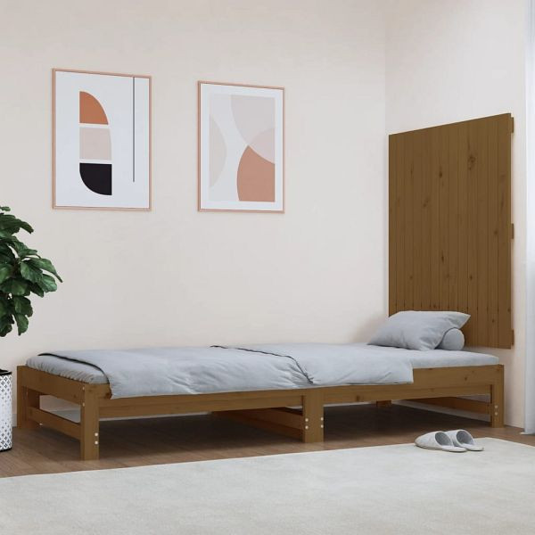 vidaXL Wand-Kopfteil Honigbraun 82,5x3x90 cm Massivholz Kiefer, 824906