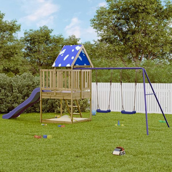 vidaXL Spielturm Imprägniertes Kiefernholz, 3279210, 8721102607875
