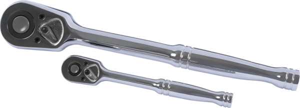 Kunzer Ganzmetallknarrensatz mit 1/4" (20 Zähne) und 1/2" Antrieb (36 Zähne) Grobverzahnung Schnellauslöser, 7KNM1412