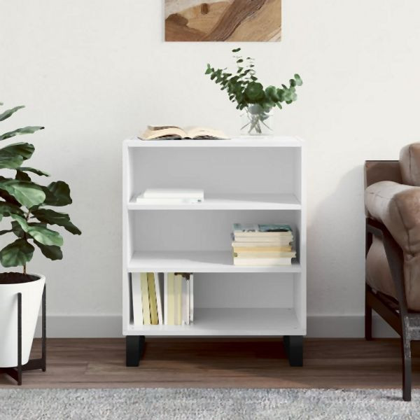 vidaXL Sideboard Hochglanz-Weiß 57x35x70 cm Holzwerkstoff, 827142