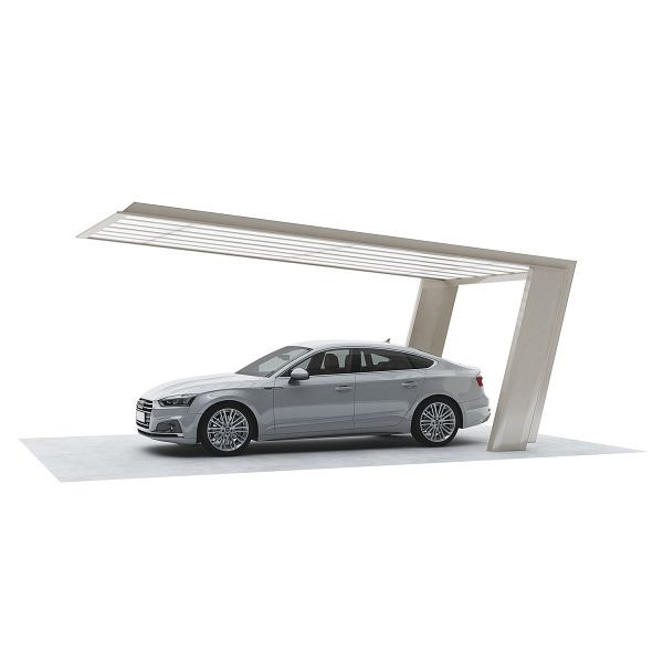 Ximax Aluminium Carport My-Port 7 Typ 2751 Typ 60 Standard Edelstahl-Look, 75000