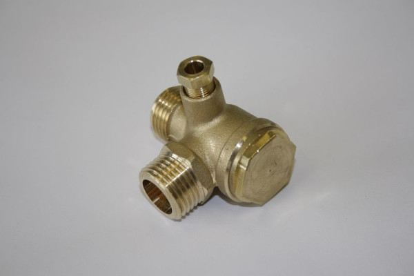 ELMAG Rückschlagventil - Kessel: AG 1/2', Leitung: AG 1/2' (für DL 10mm mit Überwurfmutter) für WERKER 315, 9100029